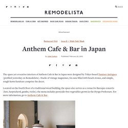 Anthem Cafe & Bar in Japan