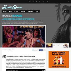 Anthologie des meilleures BO de films porno vintage