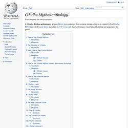Cthulhu Mythos anthology