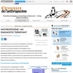 Anthropocène : un diagnostic terrifiant - Chroniques de l'Anthropocène