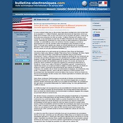 BE Etats-Unis 237 >> 25/02/2011 Recherche agronomique/Science des aliments - Coton Bt en Inde : un anthropologue du Missouri pro
