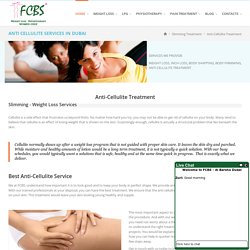 Anti-Cellulite Treatment to Get Rid From Cellulite in Dubai - FCBS