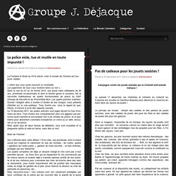 anti-sexisme - Groupe J. Déjacque