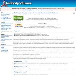 Antibody Software - WizMouse makes your mouse wheel work on the window under the mouse