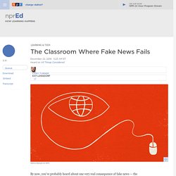 Fake News Antidote: Teaching Kids To Discern Fact From Fiction : NPR Ed