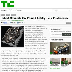 Hublot Rebuilds The Famed Antikythera Mechanism
