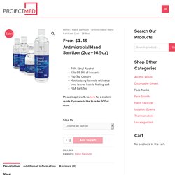 Antimicrobial Hand Sanitizer (2oz - 16.9oz) - ProjectMed