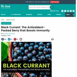 Black Currant: The Antioxidant, Immunity-Boosting Berry