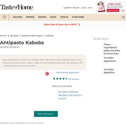Antipasto Kabobs Recipe: How to Make It