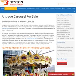 Antique Carousel For Sale - Beston Carousel Ride For Sale