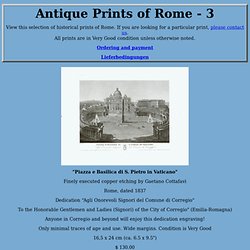 Antique Prints of Rome 3