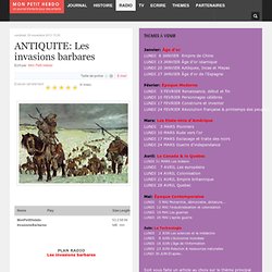 ANTIQUITE: Les invasions barbares