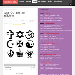 ANTIQUITE: Les religions