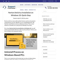 Norton Antivirus Installation on Windows 10: Quick-Step