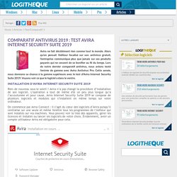 Test antivirus : Avira Internet Security Suite 2019