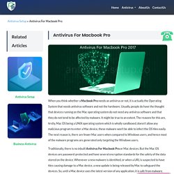Antivirus For Macbook Pro - Antivirus Protection for Mac