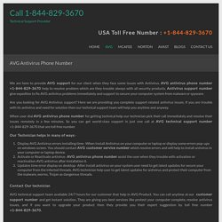 AVG Antivirus Phone Number - Call 1-844-829-3670
