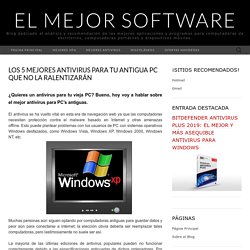 Mejor Antivirus Para PC Antigua