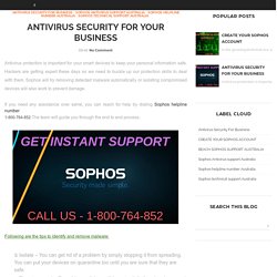 ANTIVIRUS SECURITY FOR YOUR BUSINESS