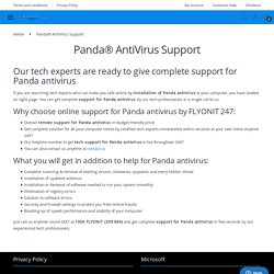 Panda® AntiVirus Support