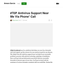 #T0P Antivirus Support Near Me Via Phone* Call