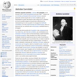 Antoine Lavoisier wikipedia