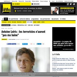 Antoine Leiris : les terroristes n'auront "pas ma haine"