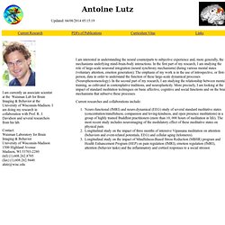 Antoine Lutz's Homepage