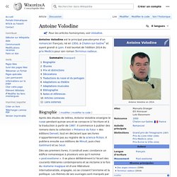 Antoine Volodine - Wikipédia