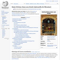 Saint Jérôme dans son étude (Antonello de Messine)