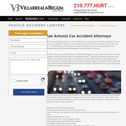 San Antonio car wreck lawyer