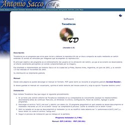 Antonio Sacco - Software Tocadiscos