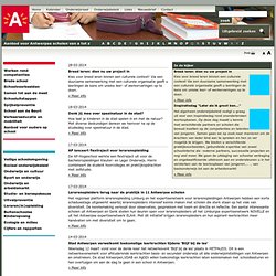 Aanbod voor Antwerpse scholen - Onderwijs in Antwerpen