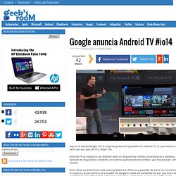 Google anuncia Android TV #io14