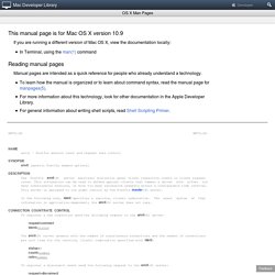 anvil(8) Mac OS X Manual Page