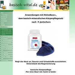 Anwendungen: "MeineBase" - Vitalprodukte-Kensche.de