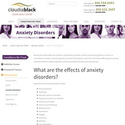 Treat Anxiety Disorder Treatment with Claudia Black