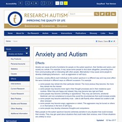 Effects - Issues - Research Autism