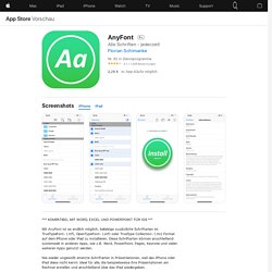 ‎AnyFont im App Store