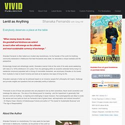 Lentil as Anything - Everybody deserves a place at the table - book by Shanaka Fernando