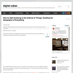 How to Add Anything to the Internet of Things: Cr