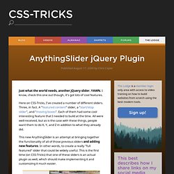 AnythingSlider jQuery Plugin