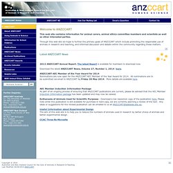 ANZCCART - Humane Science