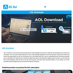 AOL Mail Login & Sign In