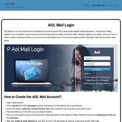 AOL Mail Login