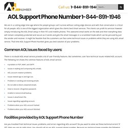 AOL Support Phone Number 1-844-891-1946