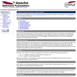 Axis2/C - Apache Axis2/C - Architecture Notes