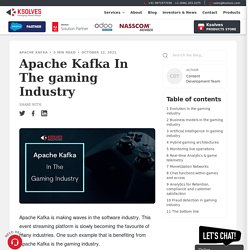 Apache Kafka In The gaming Industry - Ksolves Blog