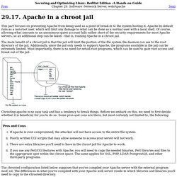 Apache in a chroot jail
