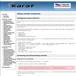 Apache Karaf 2.2.11 Guides